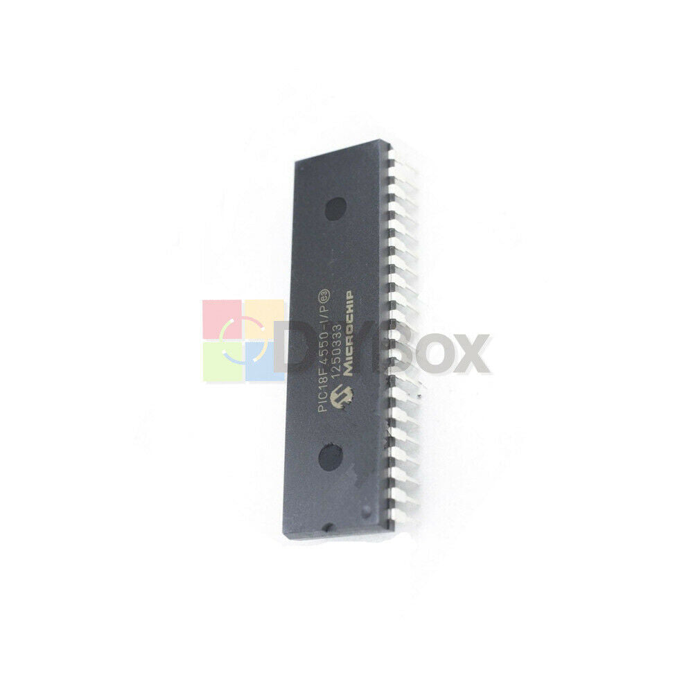 1PC PIC18F4550-I/P MICROCHIP PIC18F4550 DIP-40 CHIP IC NEW