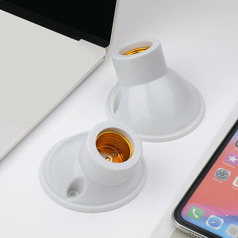 3PCS Inclined flat lamp holder E27 Lamp Holder Light Bulb Socket Holder A.l8