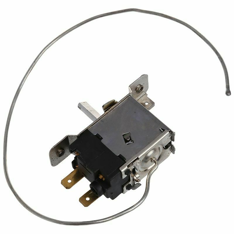 WPF22A 2Pin Refrigerator Refrigeration Thermostat w 30cm Metal Cord Z9A6A6