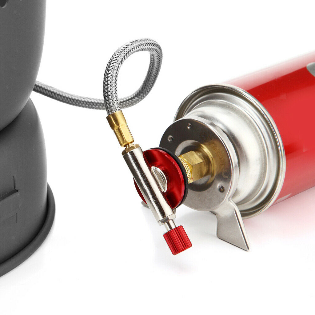 Metal Camping Stove Gas Tank Adapter Gas Bottle Refill Tool For Outdoor Camping,