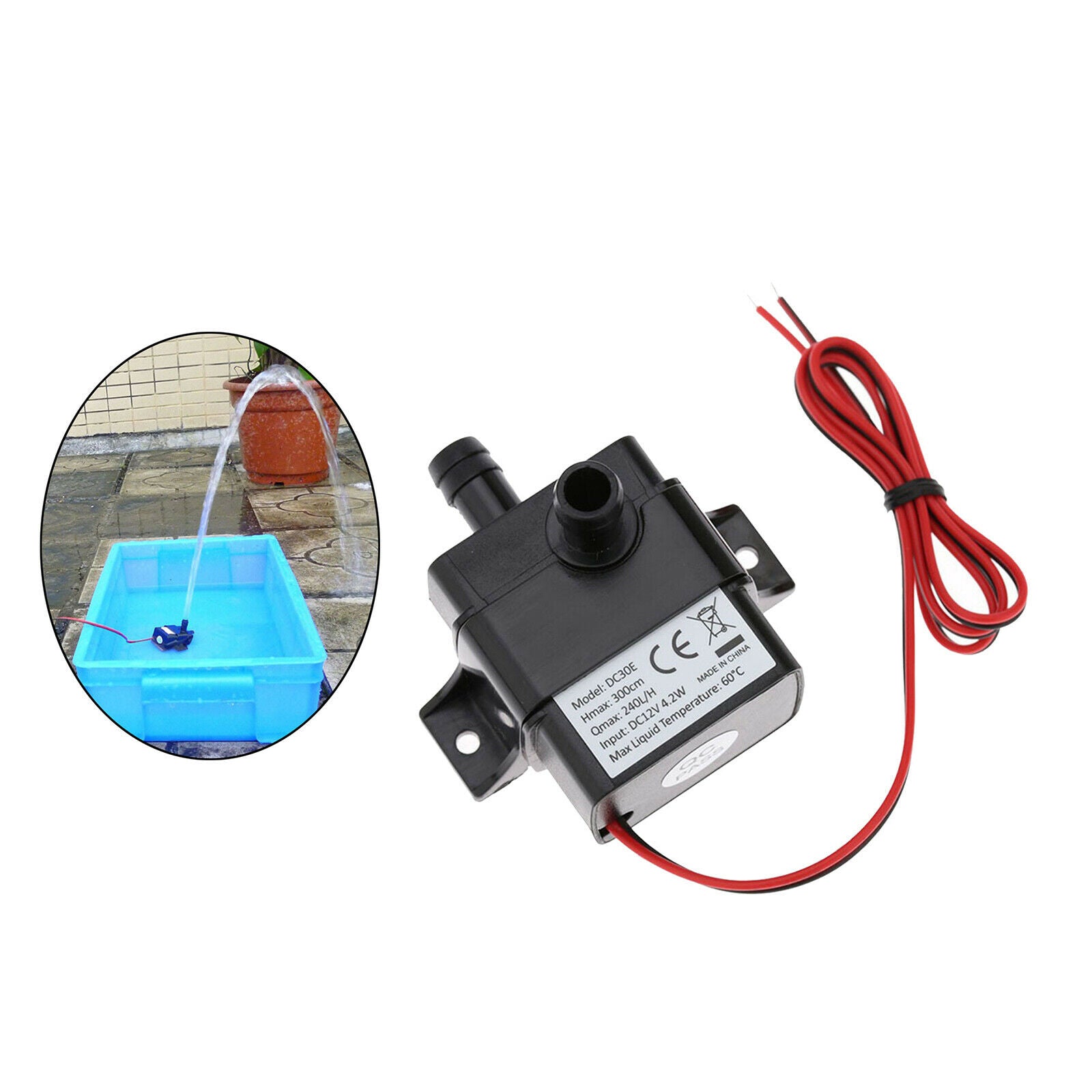 Cat Dog Water Fountain Pump Brushless Pet Bowl Fountain Water Replacement