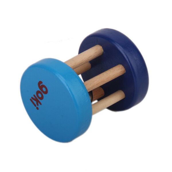 Random 1pc Baby Kids Wooden Cage Rattle Bell Classic Musical Gift Toys