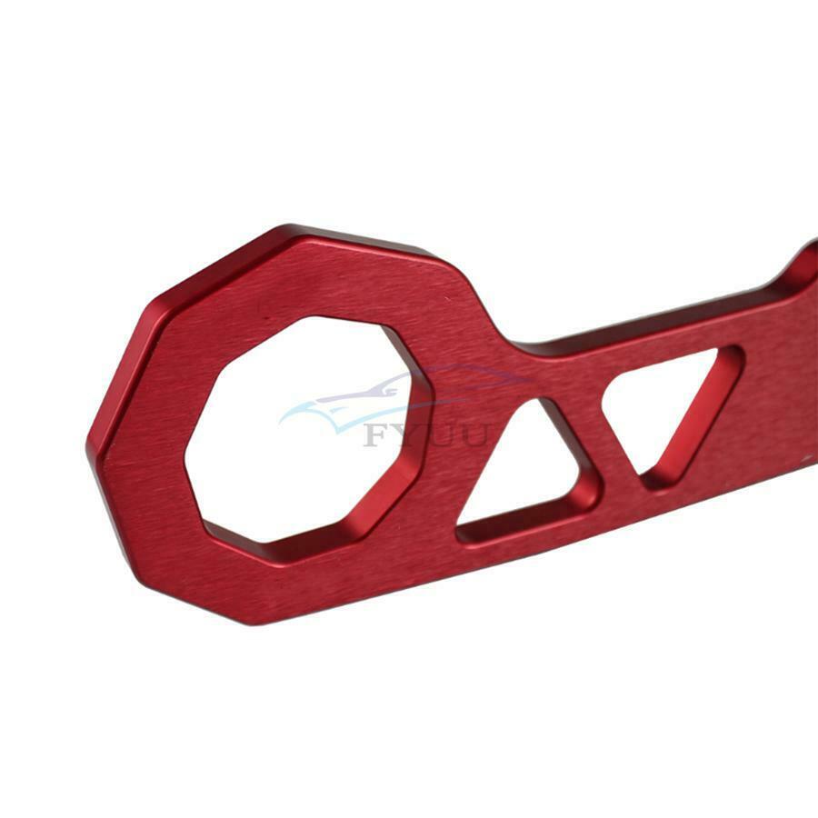 1 Piece Universal Red Racing Car Style CNC 10mm Rear Tow Hook Tool Accessories