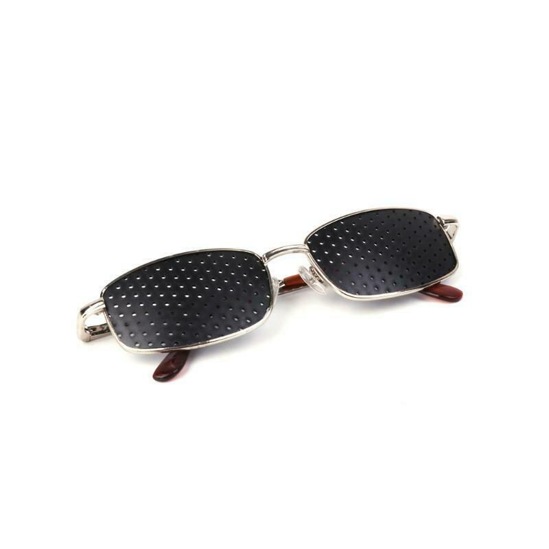 Metal Pinhole Glasses Exercise Eyewear Eyesight Improvement Vision Training