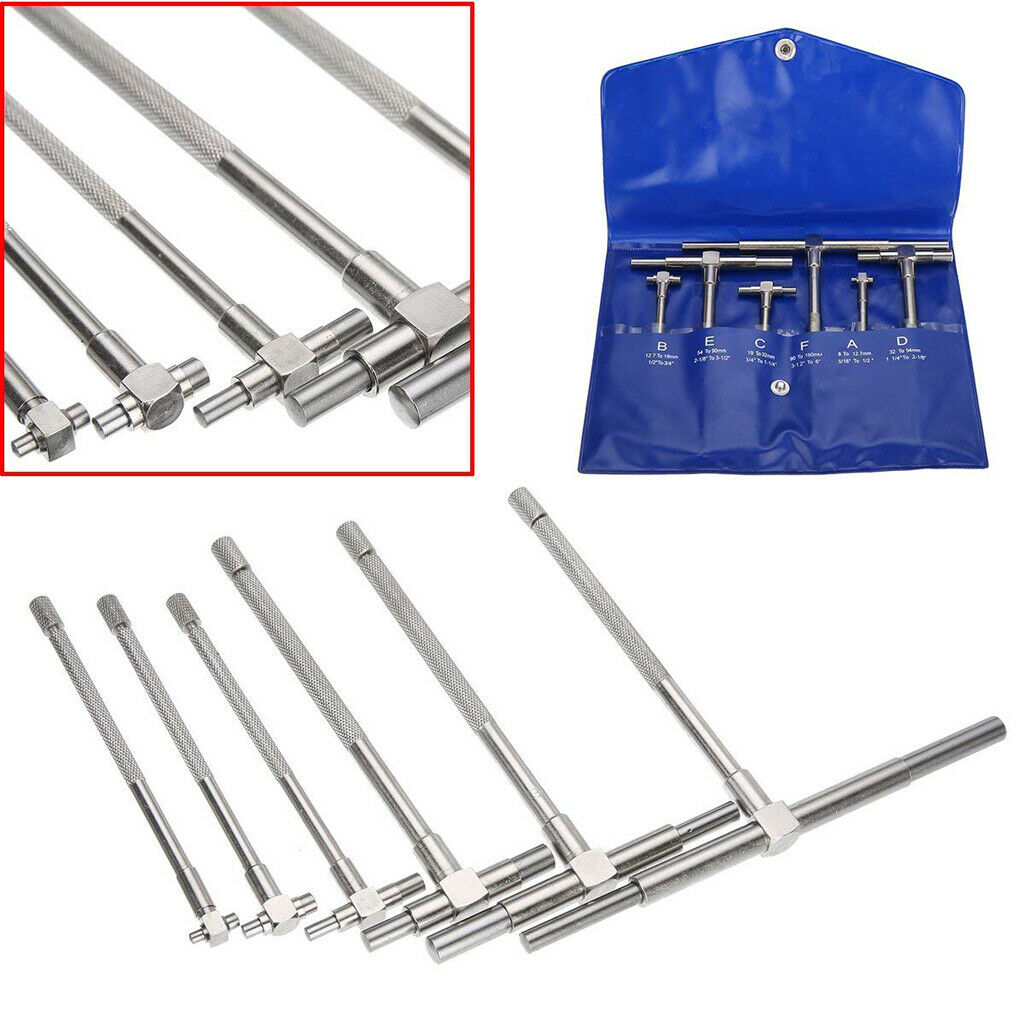 Telescopic Gauge Set Machinist Micrometer Precision Engineers Gage Kit
