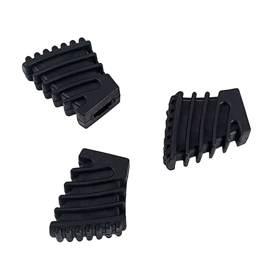 3 Pieces Small Rubber Feet Drum Rack System Feet for Drum Hardware Cymbal Stands