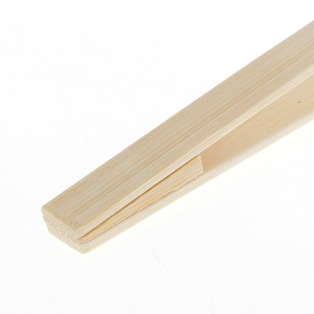 6 inch Natural Wooden Bamboo Tweezers Nipper Beading Pet Feeding Hand Tools