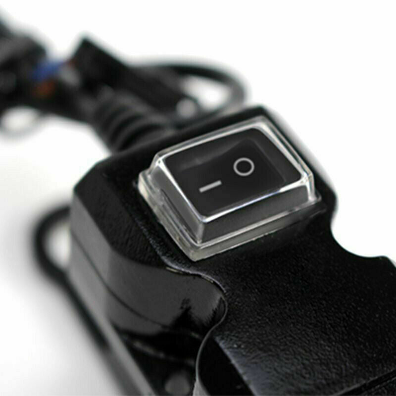 Waterproof Dual USB 12V Motorcycle Bike Handlebar Charger Socket w/ Switch_DD
