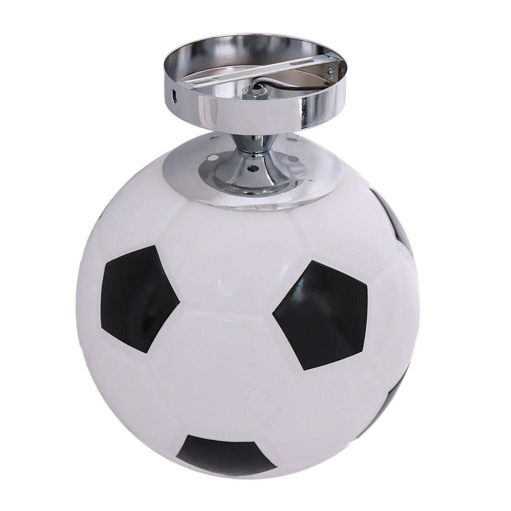 Kid' Bedroom Glass Football Ceiling Light Soccer Ceiling Light Fixtures 220V