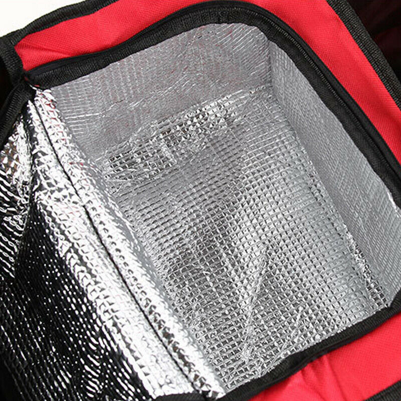 Car SUV Trunk Organizer Foldable Storage Bag Collapsible Cargo Box Portable Red