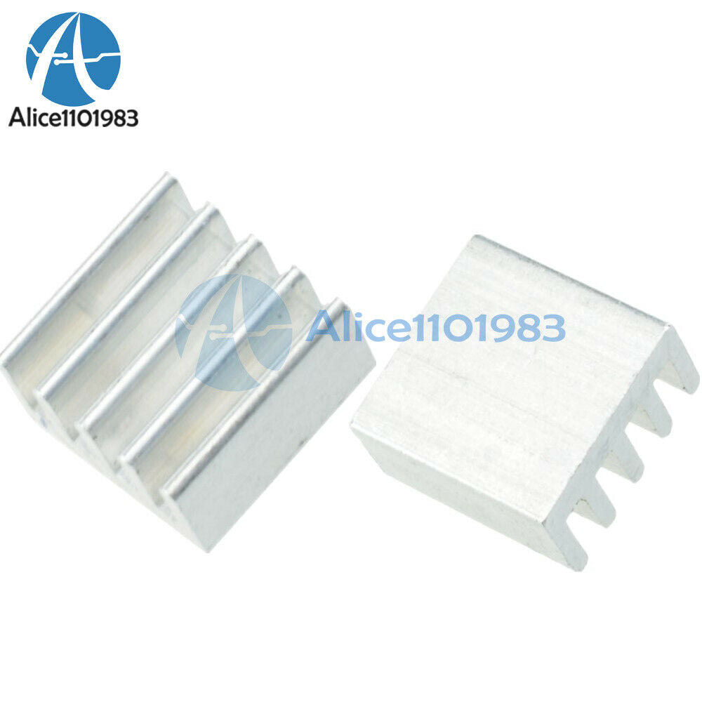 10PCS Aluminum 8.8x8.8x5MM Heat Sink for StepStick A4988 Chip IC LED Power IC