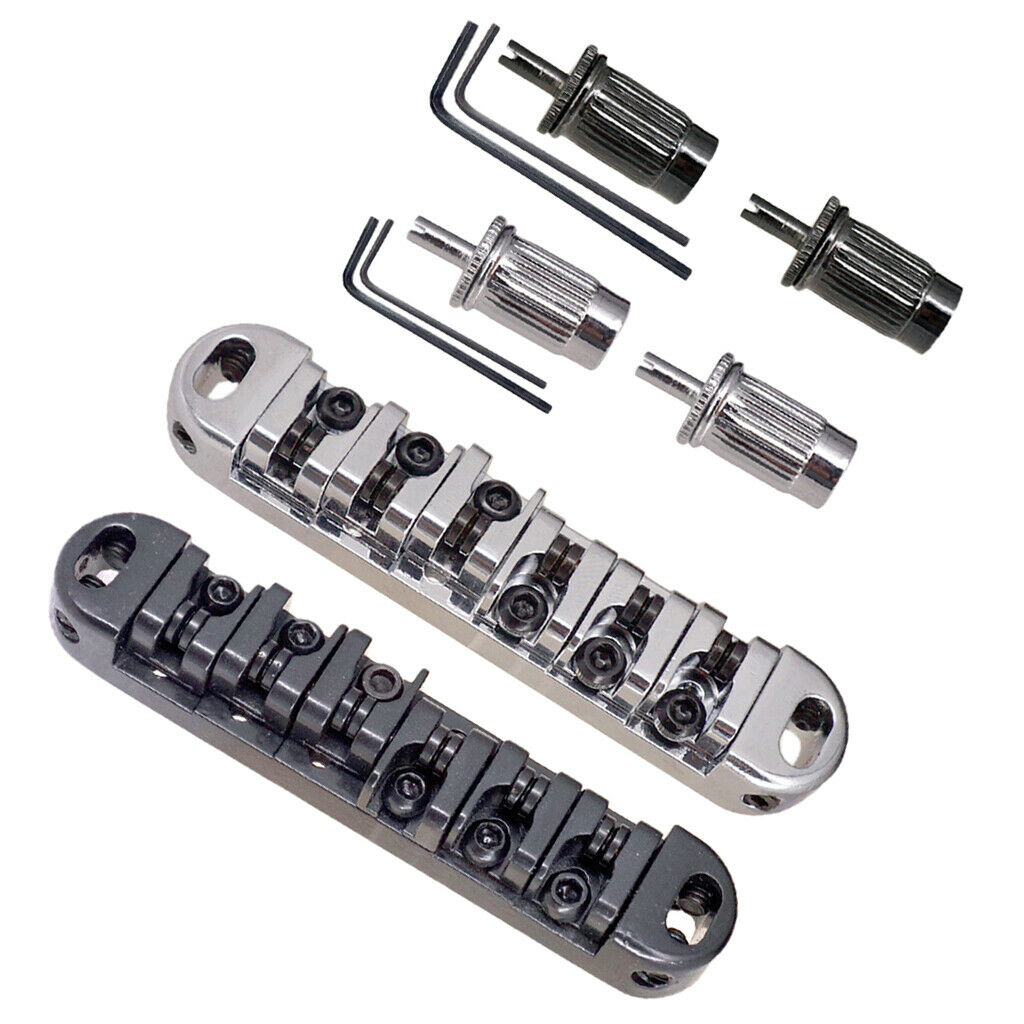 1 set B5 Tremolo Bridge tailpiece & roller saddle Locking Bridge for