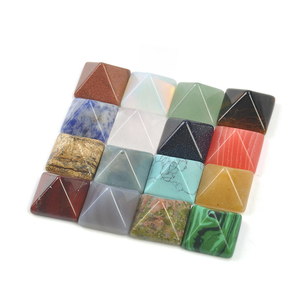 7pcs/Set Chakra Stones Palm Natural Stone Reiki Healing Crystals Gemstones Decor