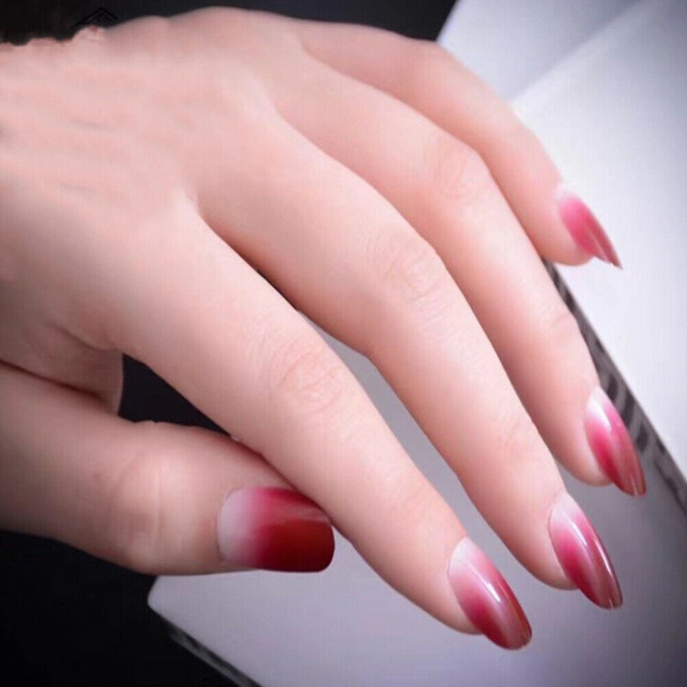 24Pcs Acrylic artificial design full size cover false beautiful nails art .l8