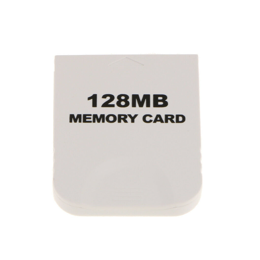 128MB White Memory Card Compatible for Wii & Gamecube Console Storage Card
