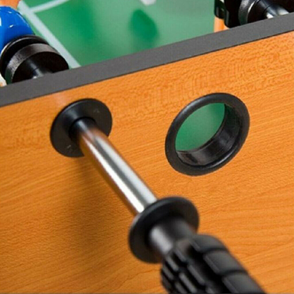 2 Pieces Foosball Bearing Table Football Game Bearings Replacement Black