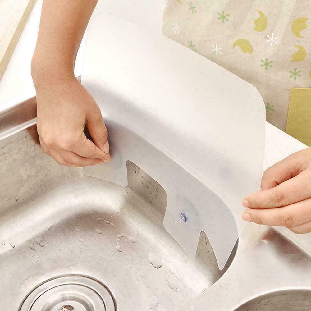 Sink Anti Splash Water Baffle Board Water Guard Splatter Tool Kitchen X5U3