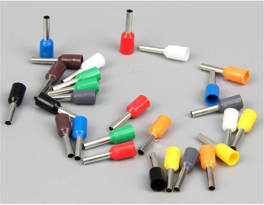 100pcs E25-16 Insulated Cord 4 AWG 25mm² End Terminal Wire Ferrules NEW