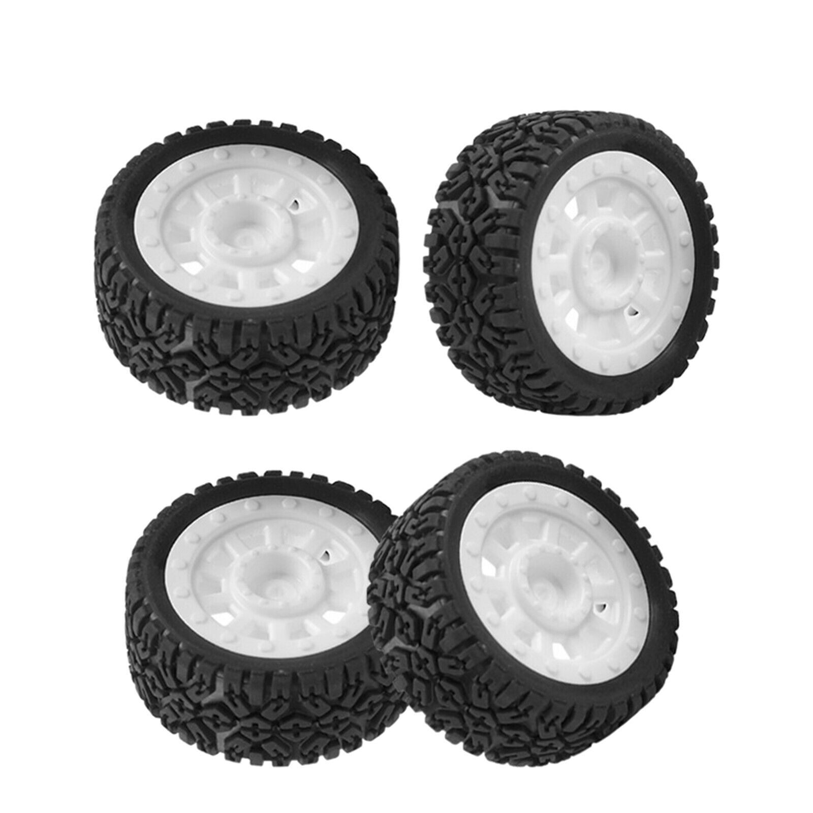 4pcs/set Flat Running Tires Rubber Wheel for SG-1603 1/16 Racing Truck DIY