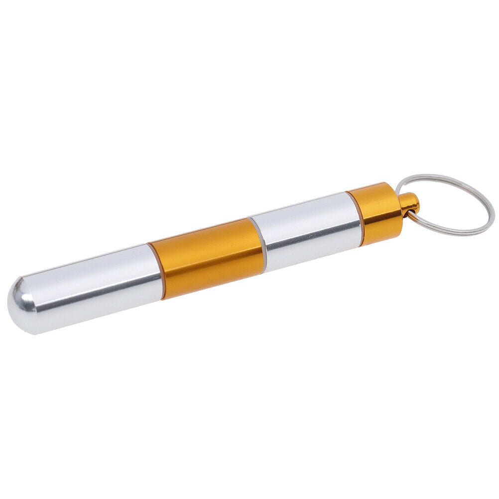 Outdoor Aluminum Pill Case Keychain Pocket Pill Holder Container Medicine.l8