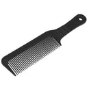Flat Top Clipper Comb Finely Waved Teeth Barber Hair Cut Styling Comb Black