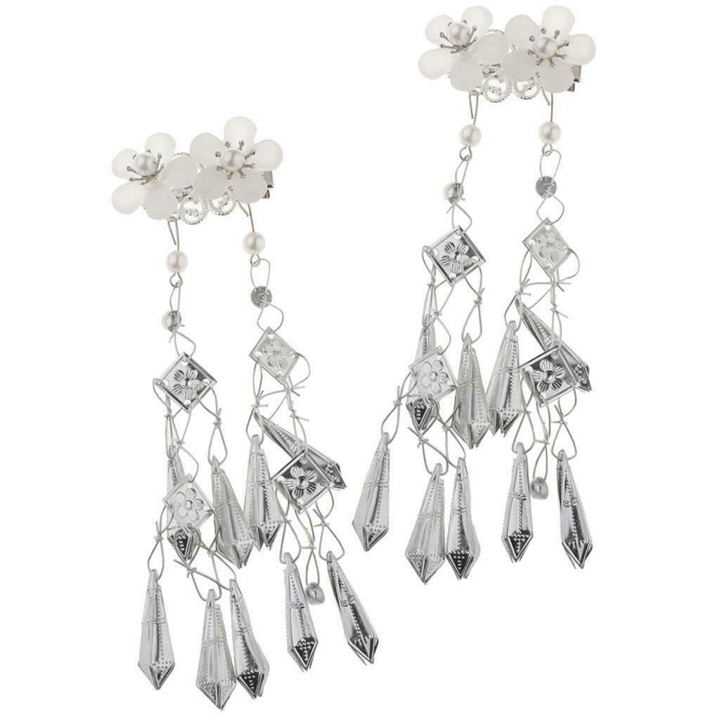 2pcs Classic Flower Hair Clip Hair Accessories