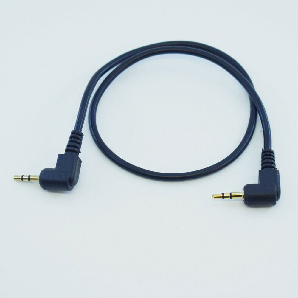 10pcs Right Angle 30cm 2.5mm Stere Male To 2.5mm Male Aux Audio Adapter Cable