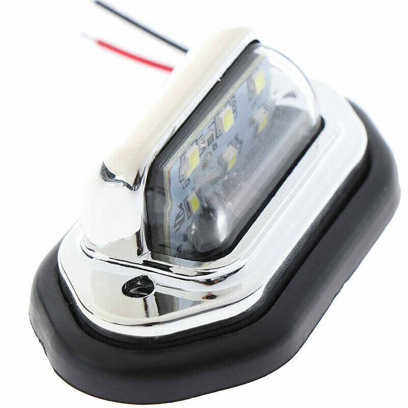 2PCS 6 LED License Plate Light for Car Truck SUV Trailer Van RV Boats 2000-4000K
