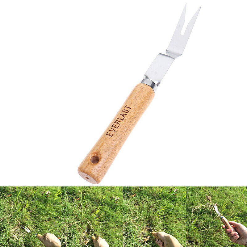 Stainless Steel Garden Weeder Hand Weeding Removal Roots Cutter Puller To.l8
