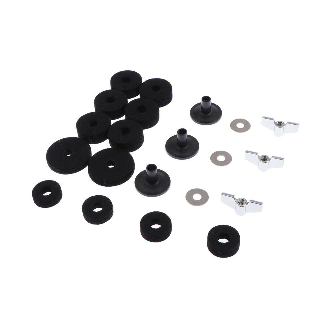 1 Pack Cymbal Spare Parts, Felt Cymbal Sleeves for