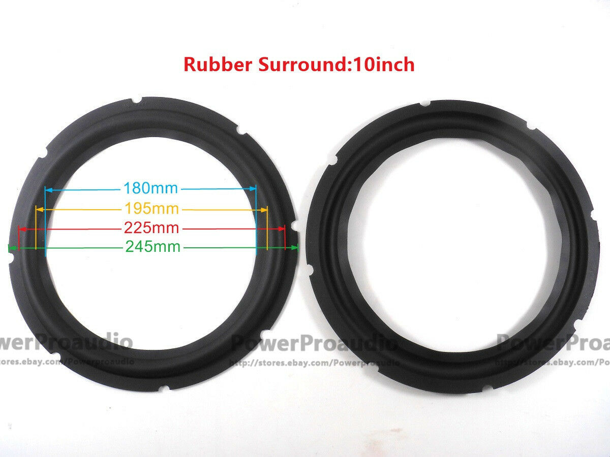 10 pcs/lots 10 inch 10" Repair Subwoofer / Bass Speaker Rubber Surrounds