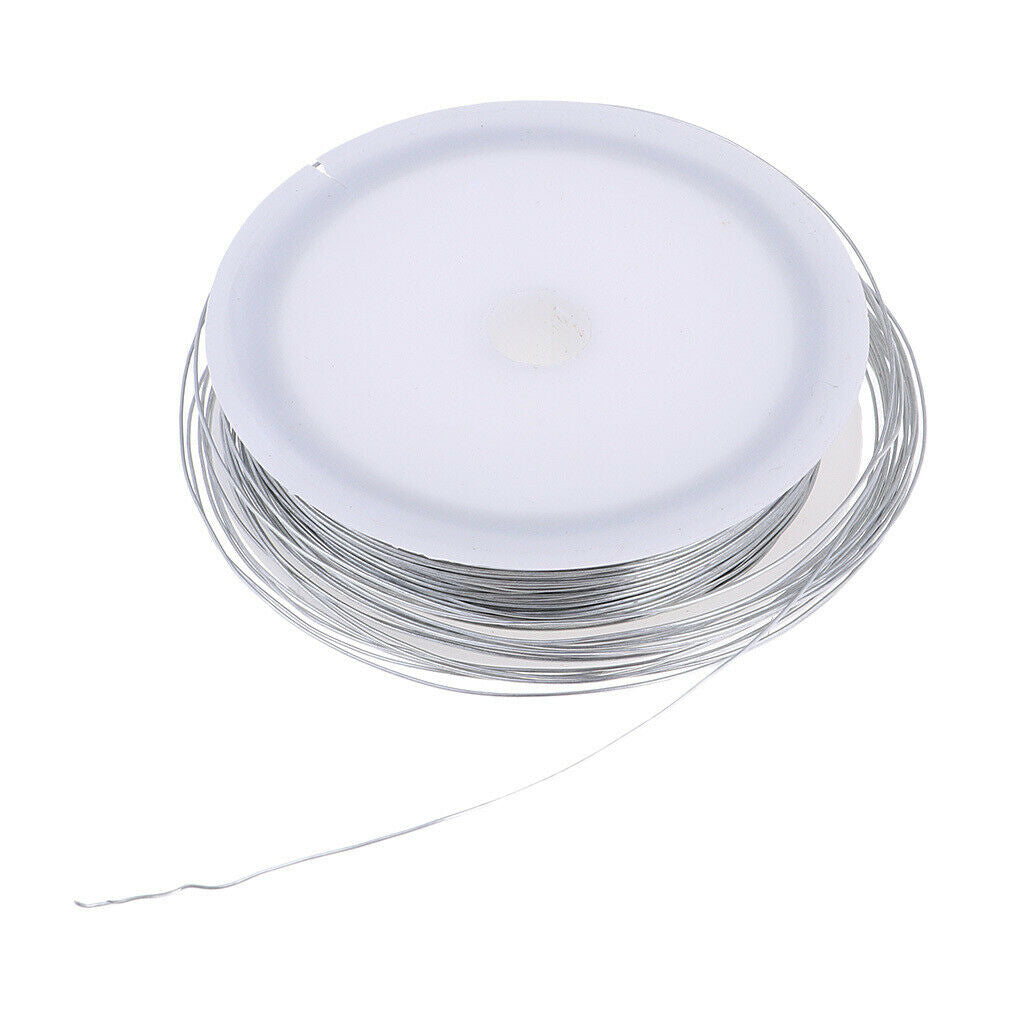 40m Length 0.5mm Diameter Iron Wire Thin Iron Line For DIY Models Makings &