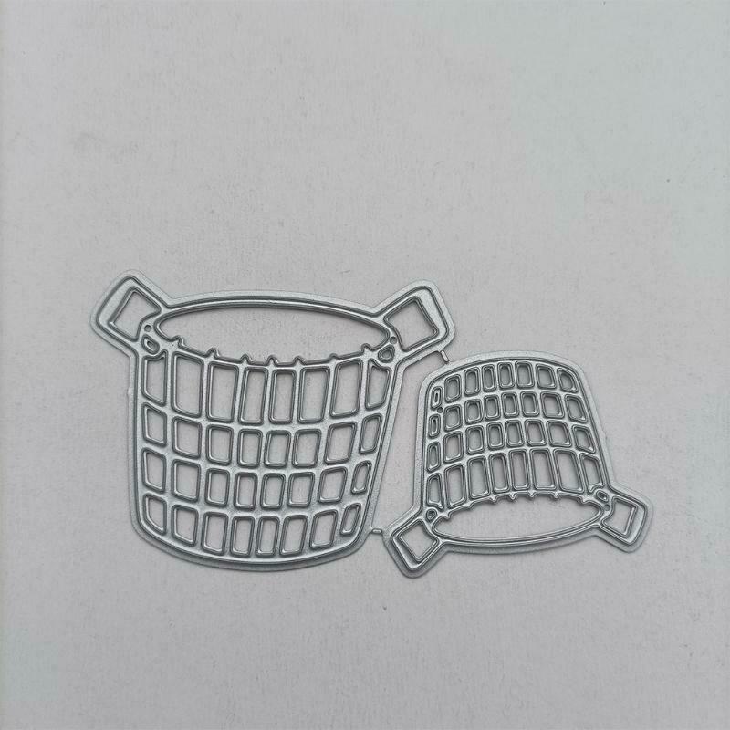 Basket Metal Cutting Dies Stencil DIY Scrapbook Album Paper Card Template Mold