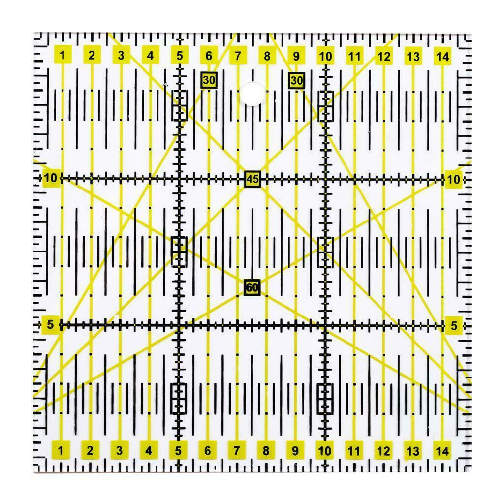 3pcs Acrylic Square Rectangle Square Quilting Drawing Patchwork Sewing Rulers