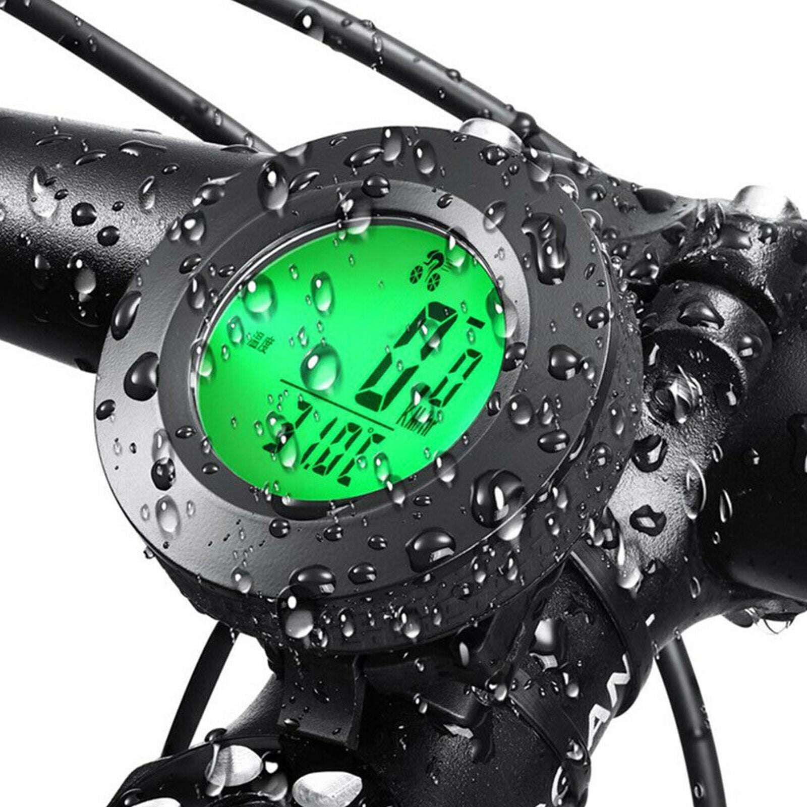 Bike Wireless Bicycle Computer Speedometer Odometer Waterproof Cycling Luminous