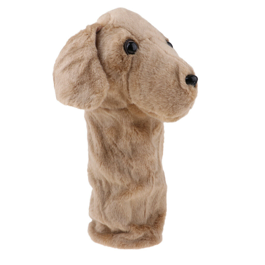 Brown Dog Animal Sport Golf Headcover Wood Driver Head Cover Christmas Gift