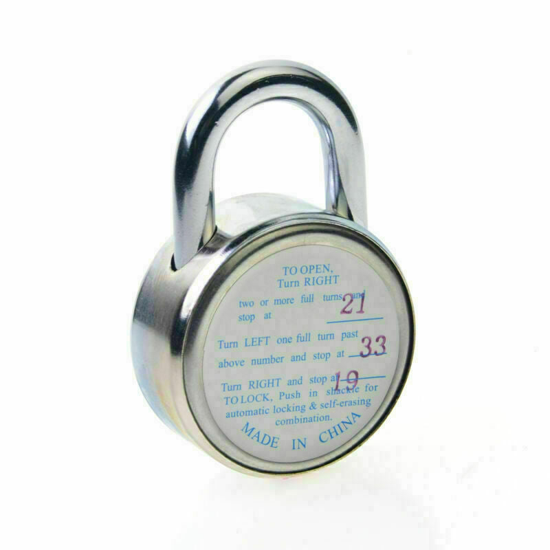 For Dormitory Door gym locker 3-Dial Safe Code Lock Combination Password Padlock