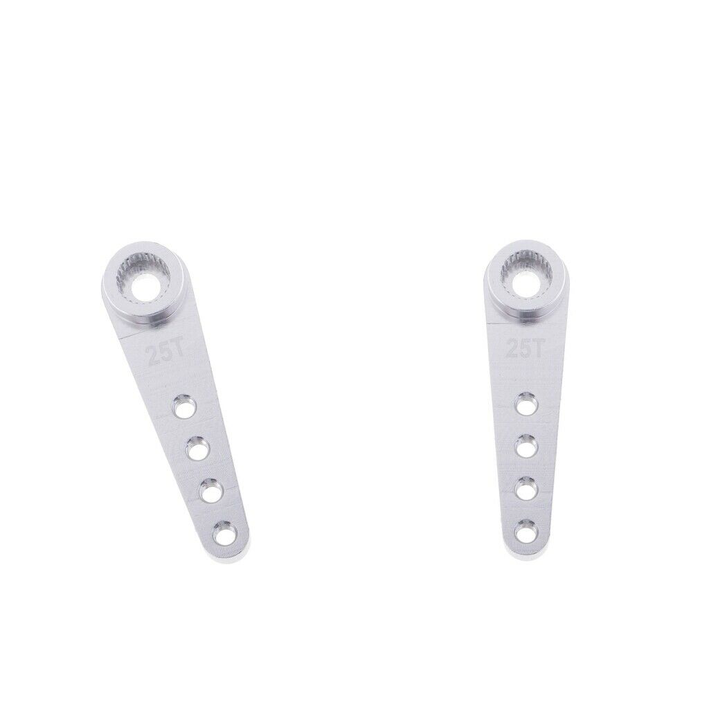 2 Pieces 37mm 25T Steering Servo Arm Horn For RC Car Boat Futaba WPL Axial