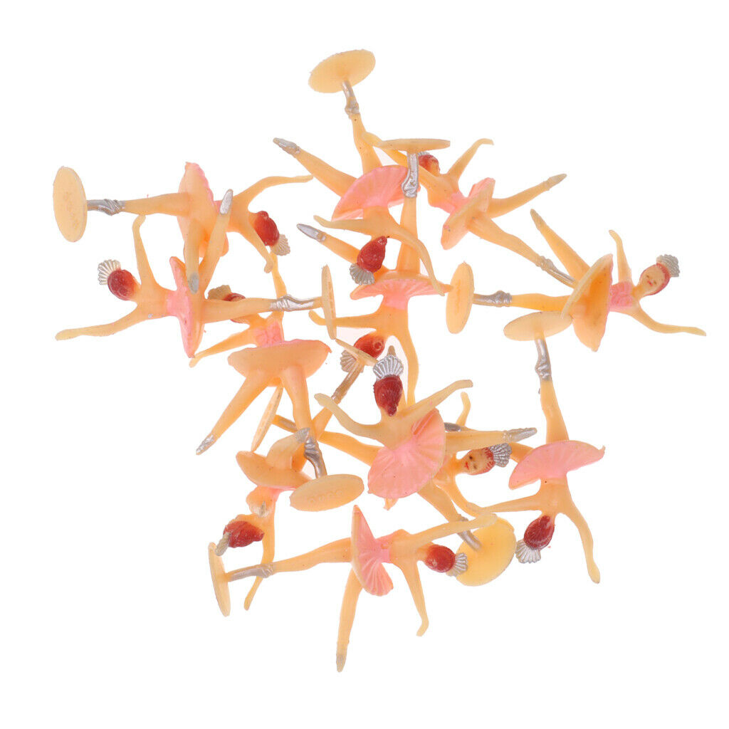 12x White & 12x Pink Mini  Decoration Kit For Home Decoration