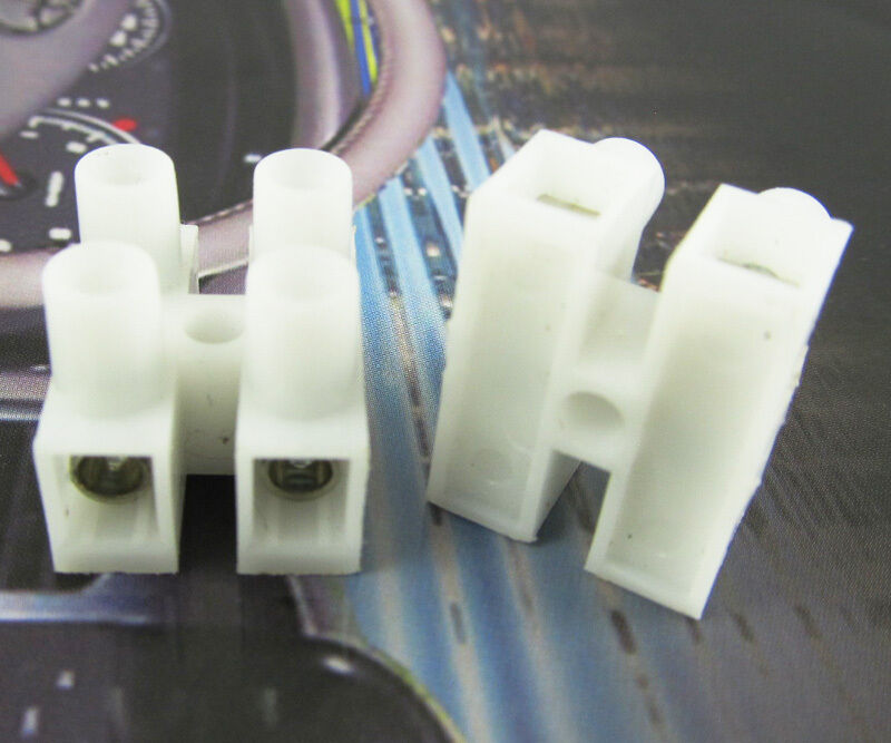 50 pcs Wire 2 Position Barrier Terminal Strip Block 450V 30A 22-10 AWG