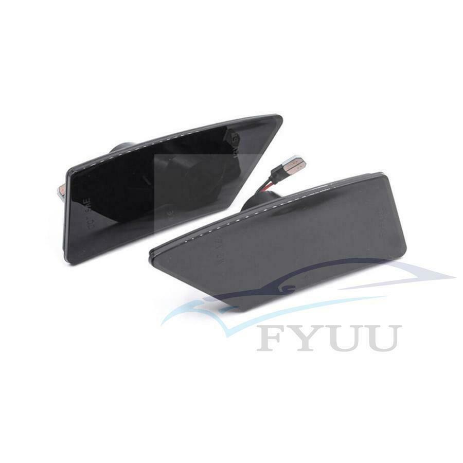 For Ford Ranger 2019-2020 2x Smoked Lens LED Lamp Front Bumper Side Marker Light