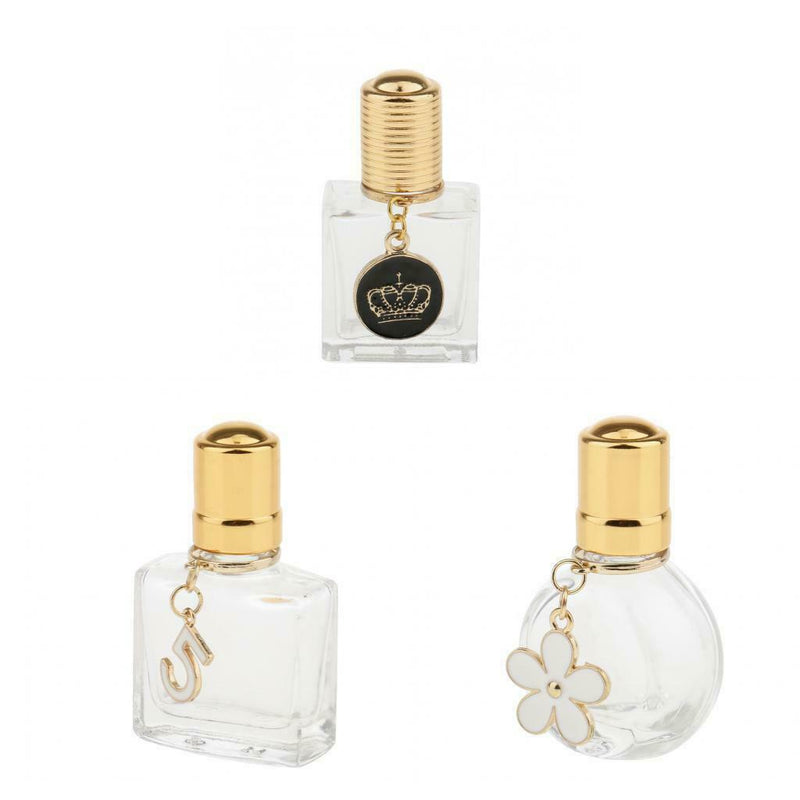 Empty Clear Glass Perfume Bottles Deodorants Aroma Sample Bottle Vials