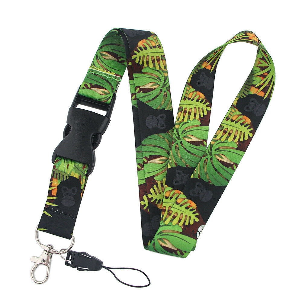 Jungle Orangutan Cartoon Mobile Phone Lanyard Neck Hanging Strap Rope Detachable