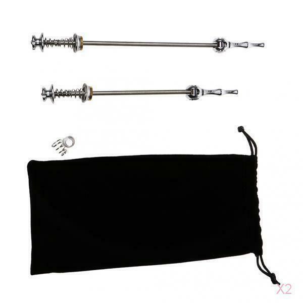 2x 1 Pair Ultralight Bike  Wheel Hub Skewers Quick Release Bolt Lever Axle