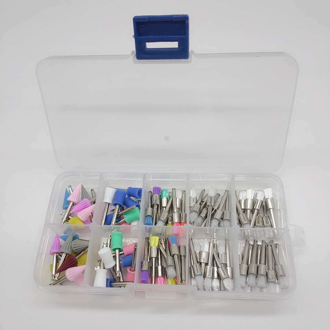 Dental Material Polishing Brush Polishing Cup Set Clean Teeth Polishing Brush