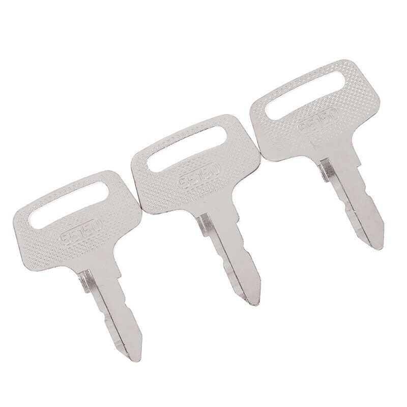 3Pcs Kubota Tractor Equipment Ignition Keys replaces 37410-55150 BX1500 M.l8