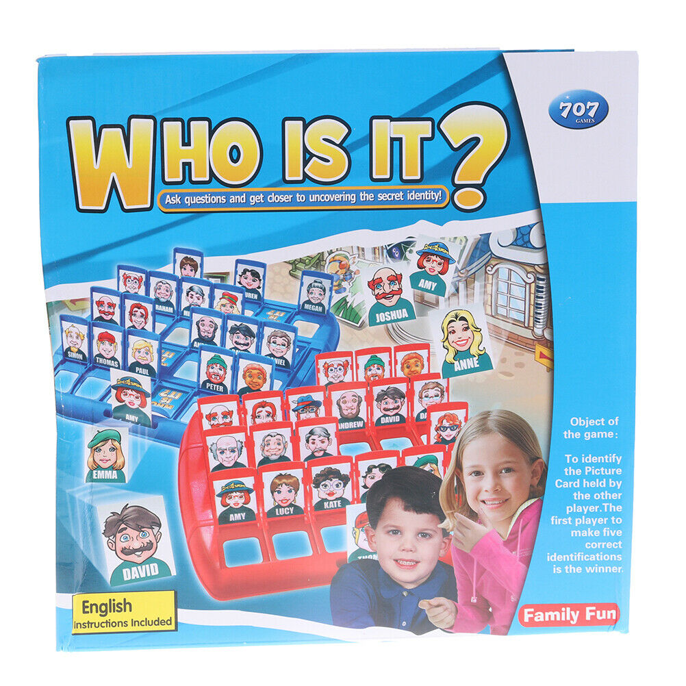 Family Guessing Games Who Is It Classic Board Game Toys Memory Training HF Tt