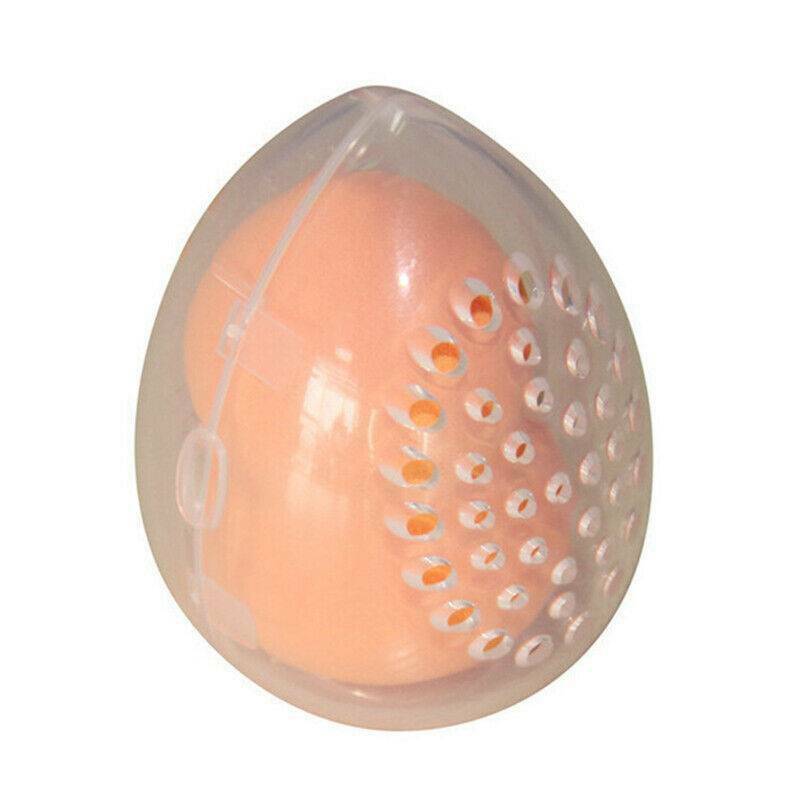 Clear Sponge Blender Case Makeup Sponge Travel Storage Sponge Holder Rack AU