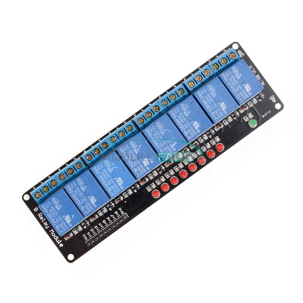 5V 8-Channel Relay Module Shield For Arduino Uno Meage 2560 1280 ARM AVR PIC DSP