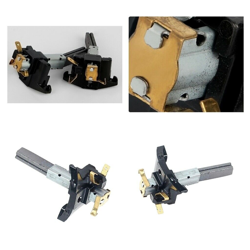 2pcs/Set Durable Carbon Brushed Vacuum Cleaner Electric Motor Motor Brushes